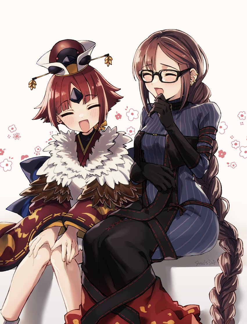 yu mei-ren and beni-enma (fate and 1 more) drawn by seeds328
