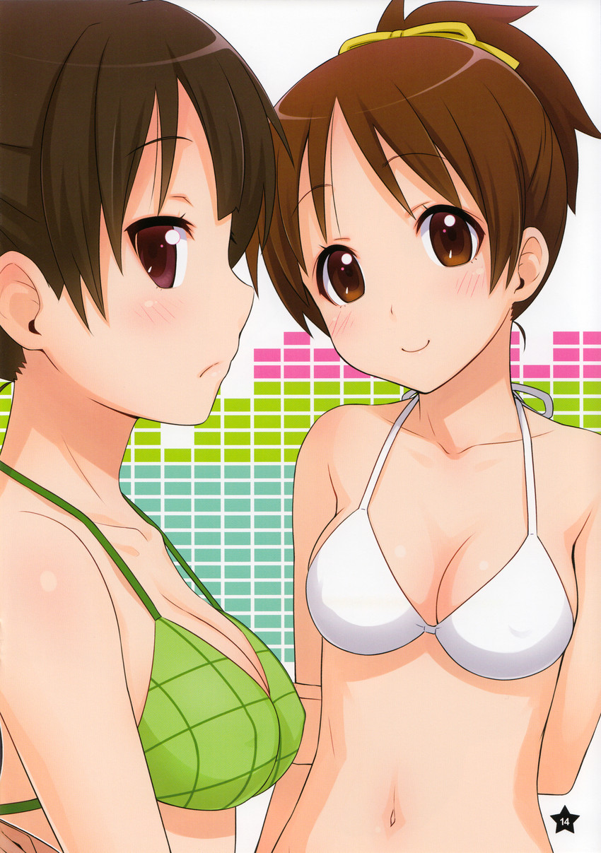 hirasawa ui and suzuki jun (k-on!) drawn by ha-ru