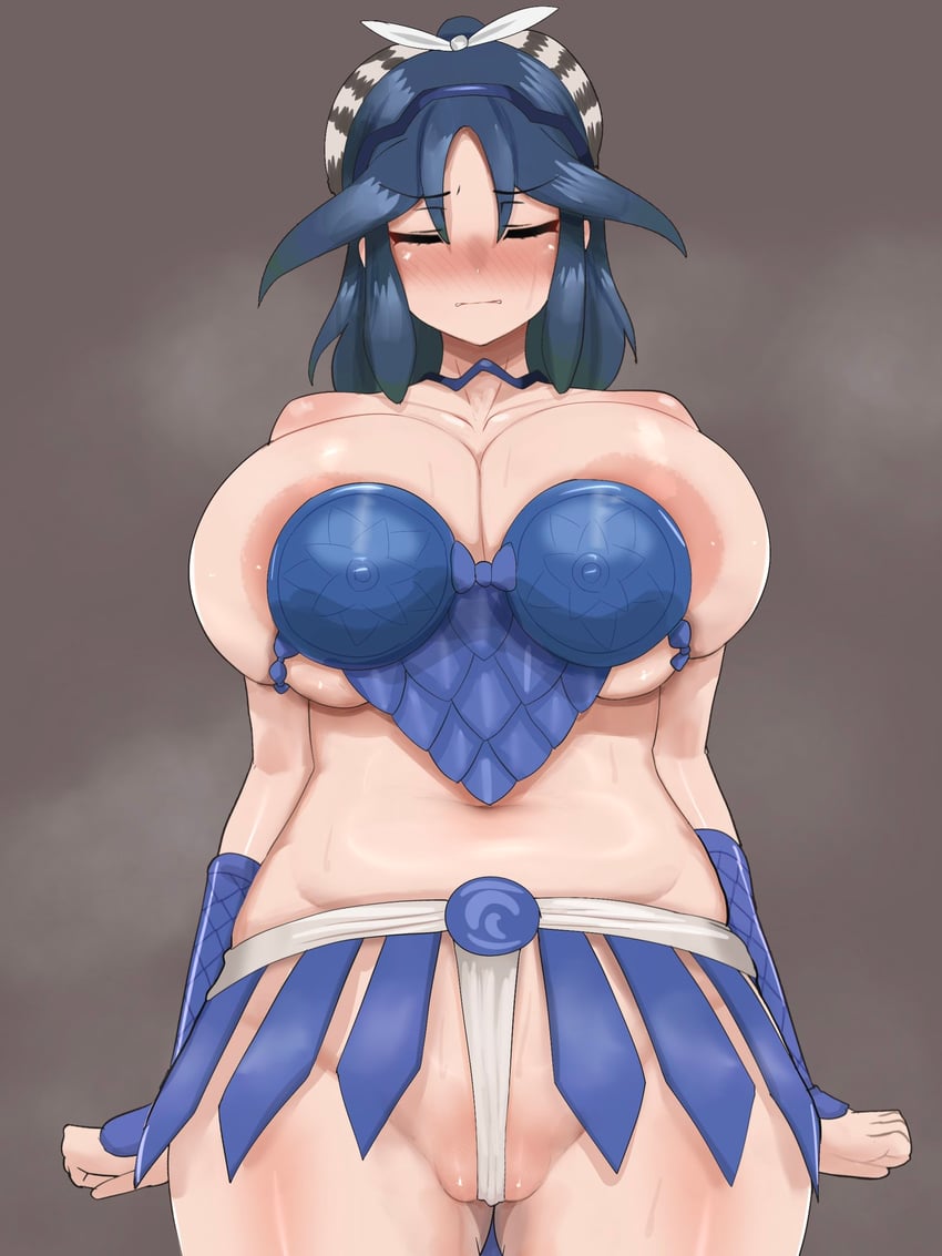 kako and coelacanth (kemono friends) drawn by shibori_kasu