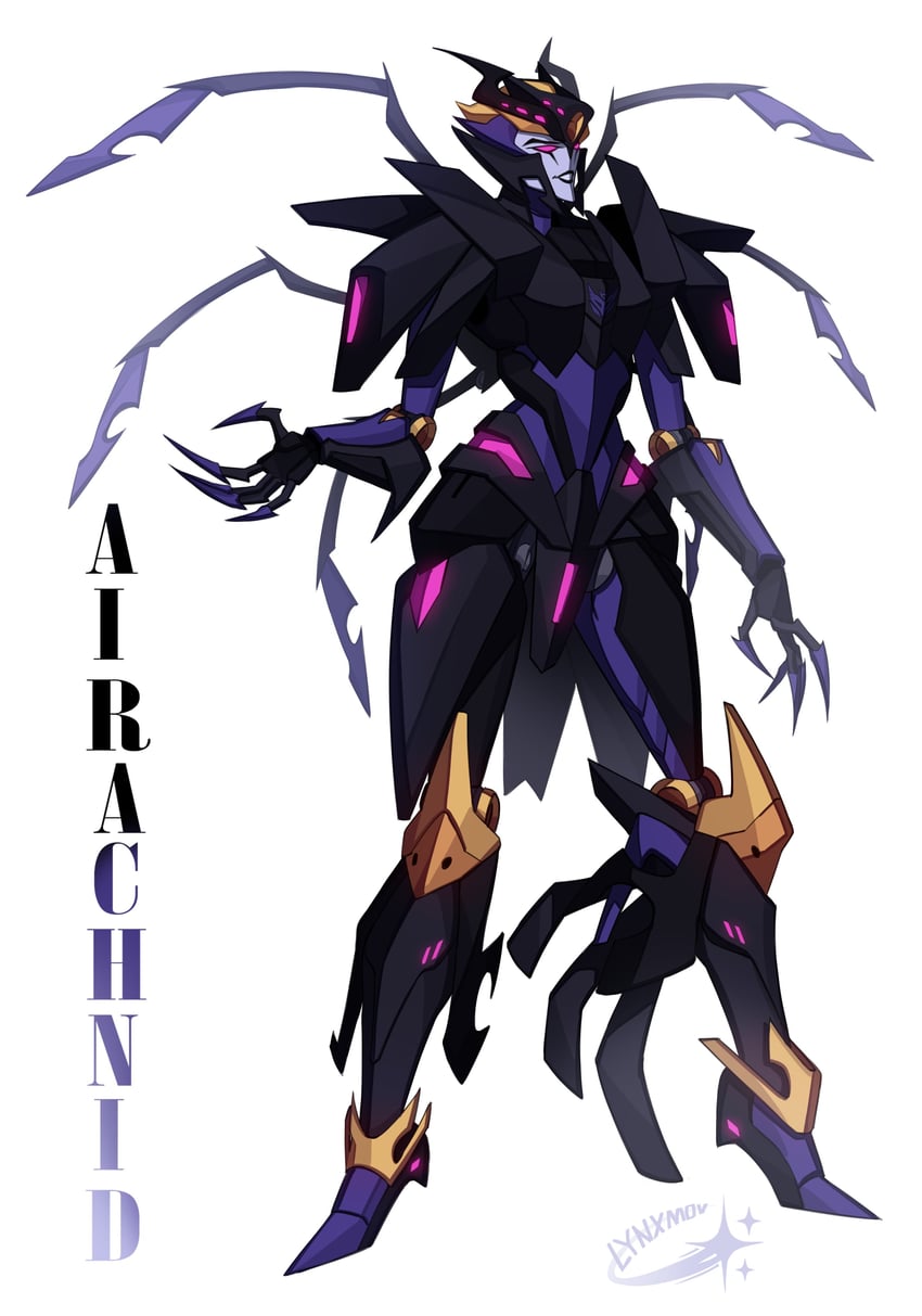 airachnid (transformers and 1 more) drawn by lynxsisblack