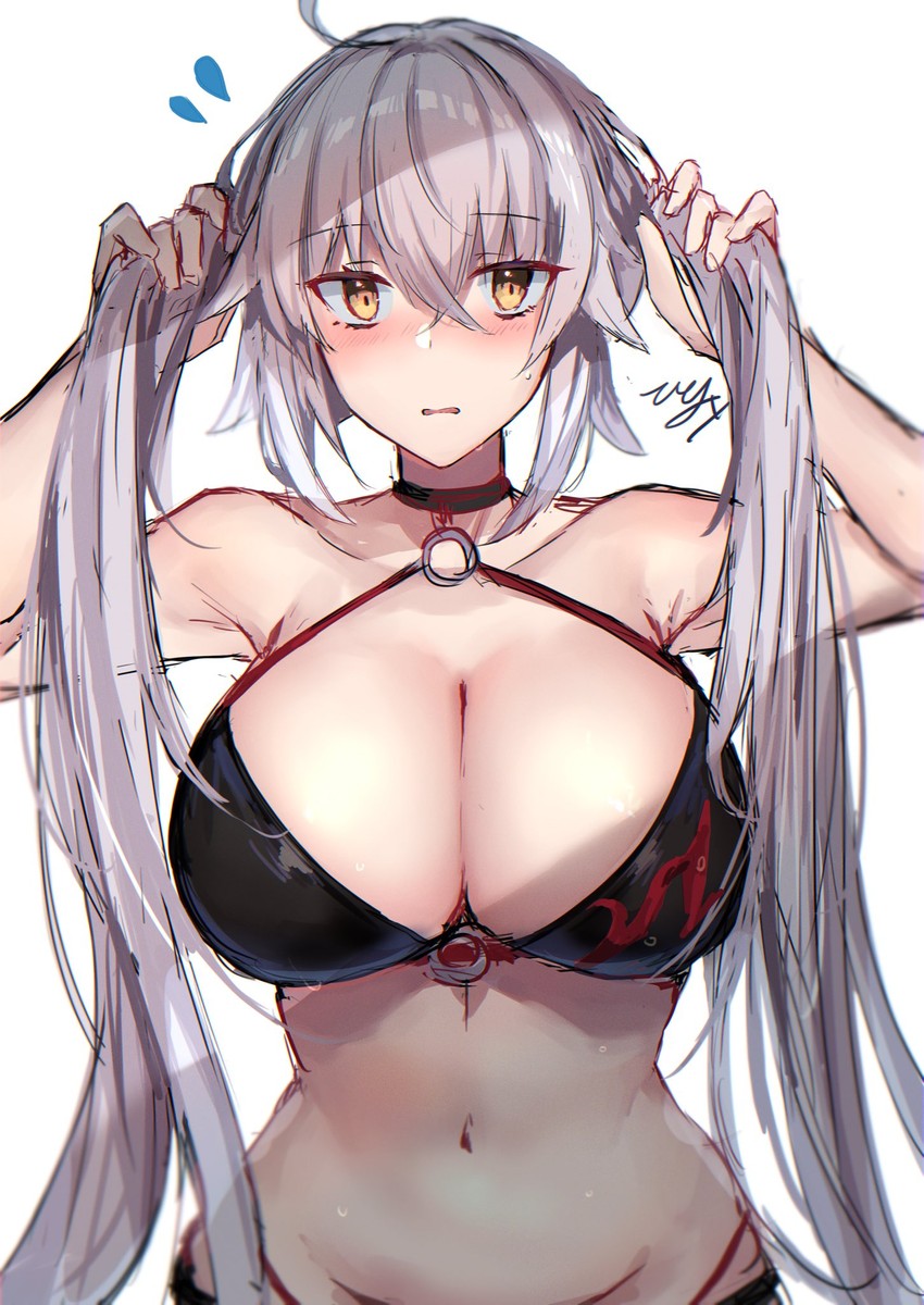 jeanne d'arc alter (fate and 1 more) drawn by hitomin_(ksws7544)