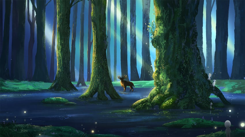 daidarabocchi (studio ghibli and 1 more) drawn by kloir