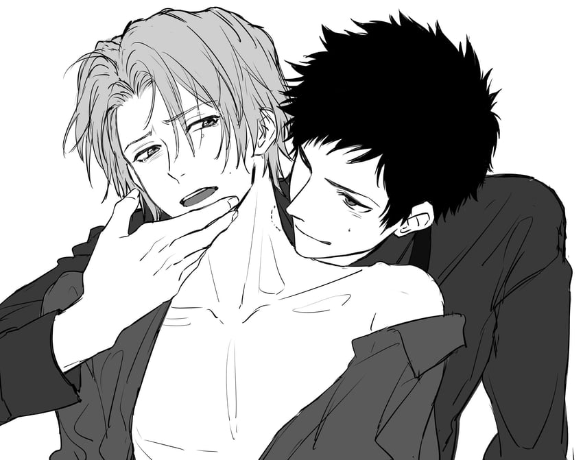 gokudera hayato and yamamoto takeshi (katekyo hitman reborn!) drawn by peat_ka45