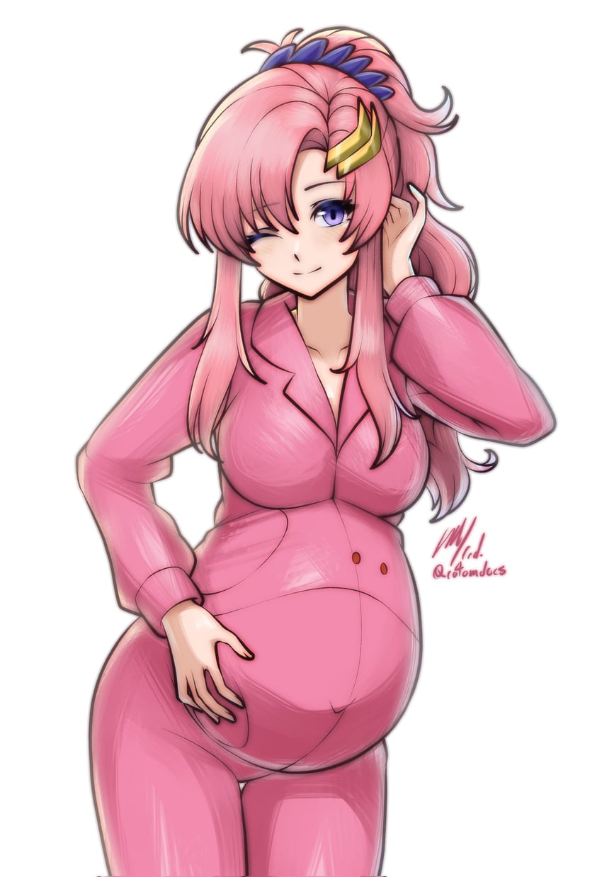 haro and lacus clyne (gundam and 1 more) drawn by rotomdocs