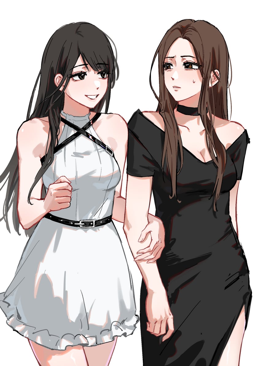 lu xiaoran and xia yitong (nv qin jie shi xiuluo chang) drawn by hanye50900348