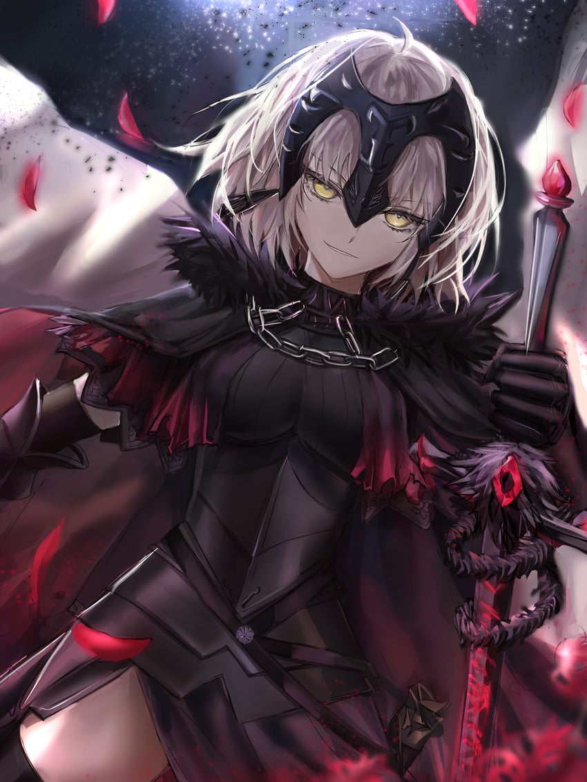 jeanne d'arc alter and jeanne d'arc alter (fate and 1 more) drawn by ku ...