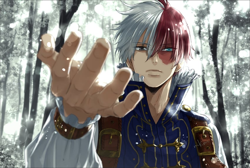 todoroki shoto (boku no hero academia) drawn by mkm_(mkm_storage)