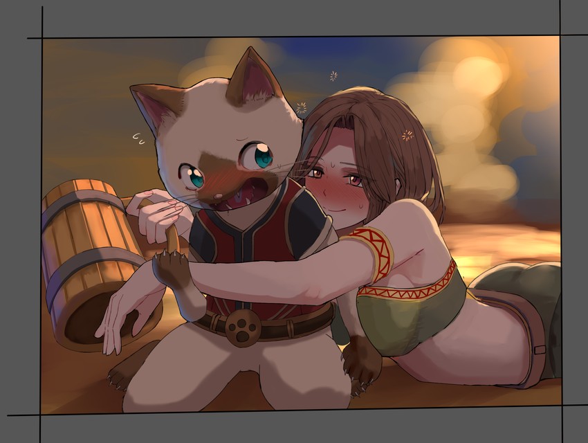 monster hunter (monster hunter and 1 more) drawn by souda