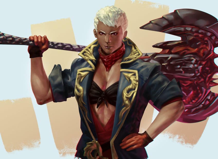 warrior of light and warrior (final fantasy and 1 more) drawn by formtheheadcom