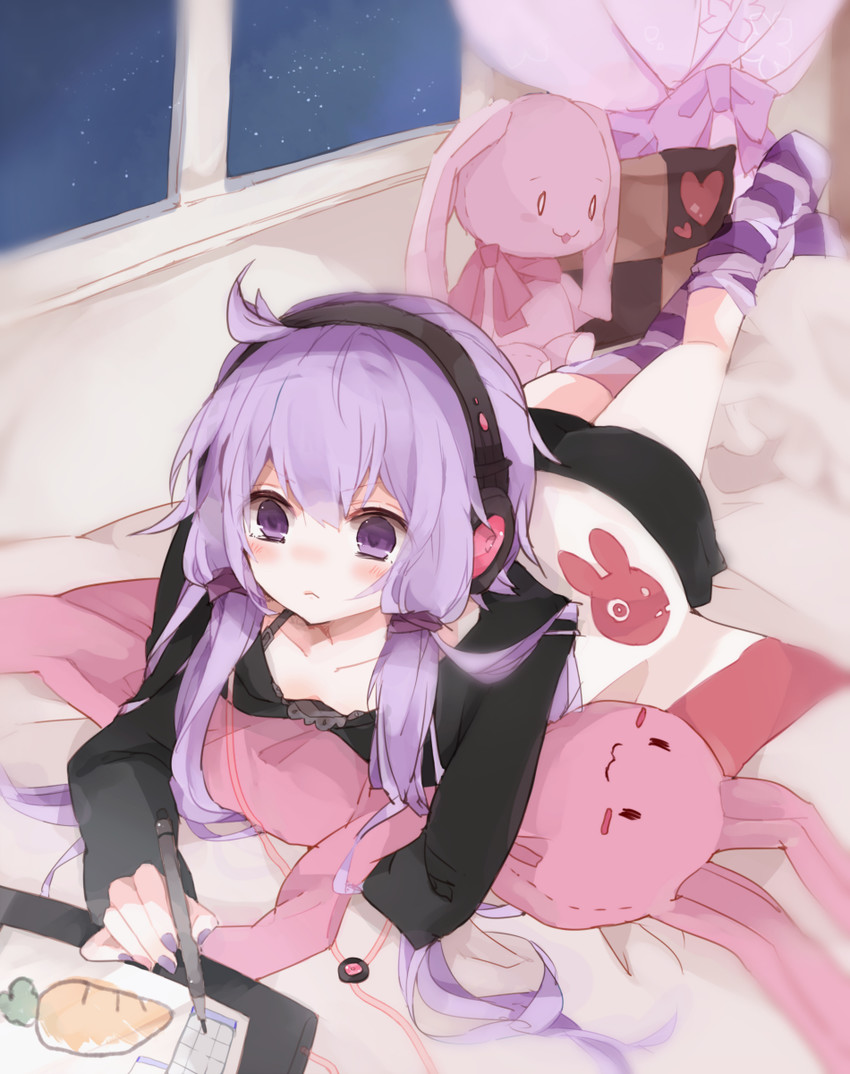 yuzuki yukari (vocaloid and 1 more) drawn by mochisiku