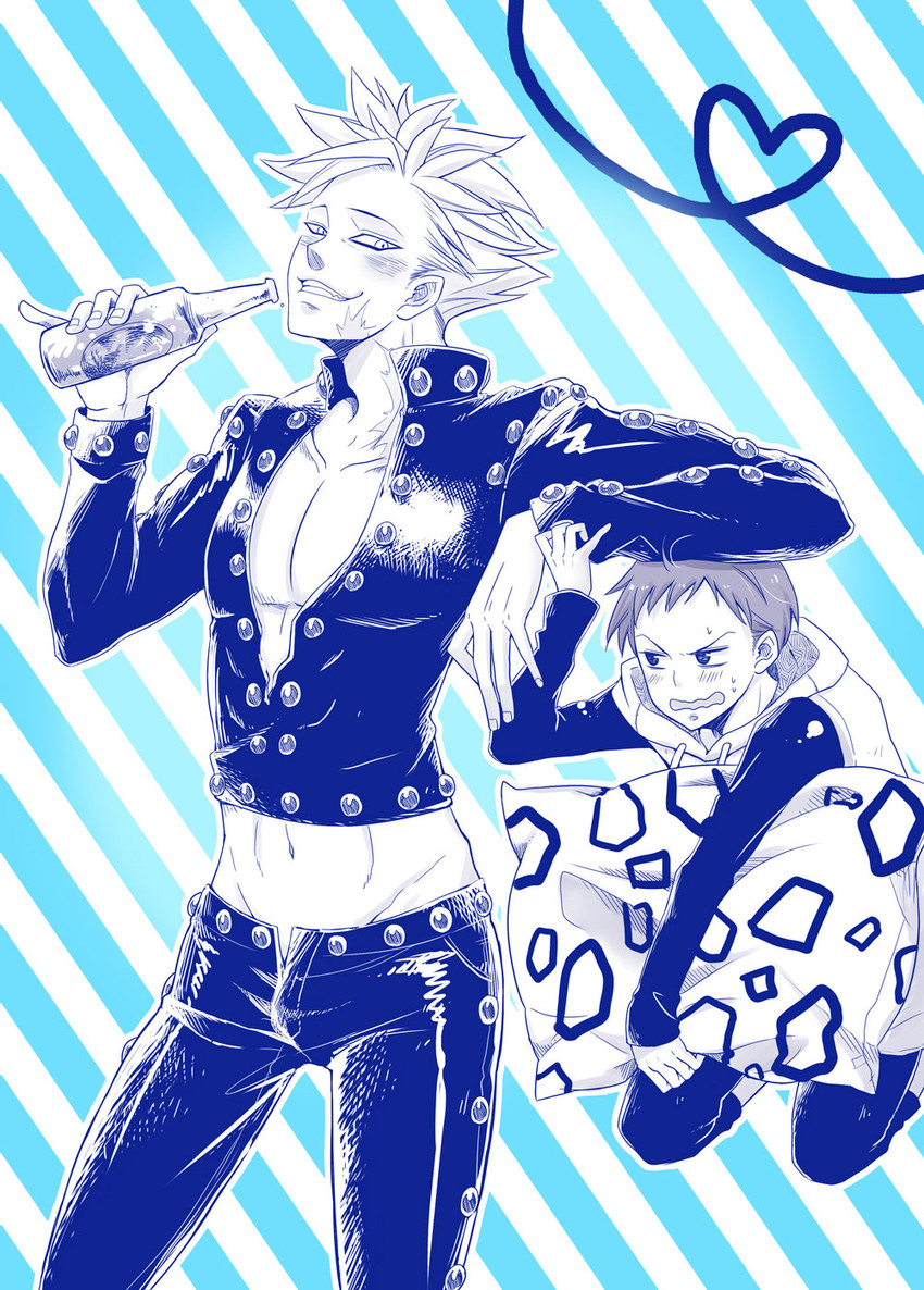 king and ban (nanatsu no taizai) drawn by noki_(malachitepower)