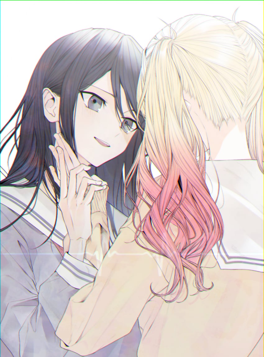 tenma saki and hoshino ichika (project sekai) drawn by 596_(_gokuraku_joudo)