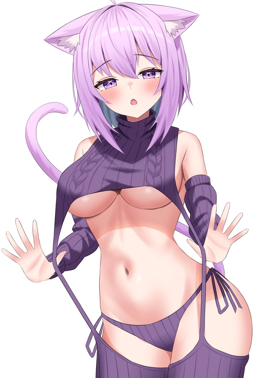 nekomata okayu (hololive) drawn by kumoru_(kumoru_145)