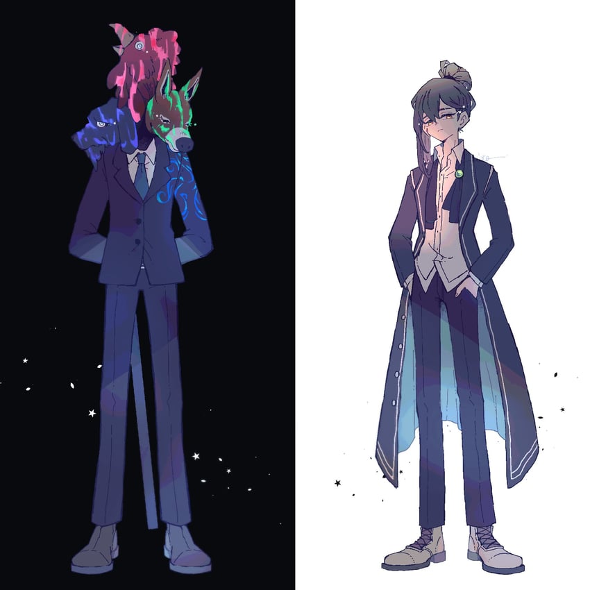 netzach and bremen (project moon and 1 more) drawn by nito