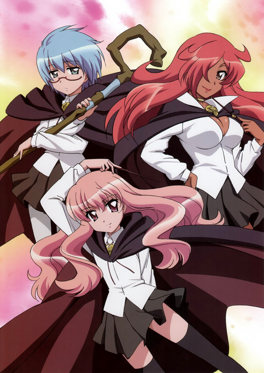 louise francoise le blanc de la valliere, tabitha, and kirche augusta frederica von anhalt zerbst (zero no tsukaima)