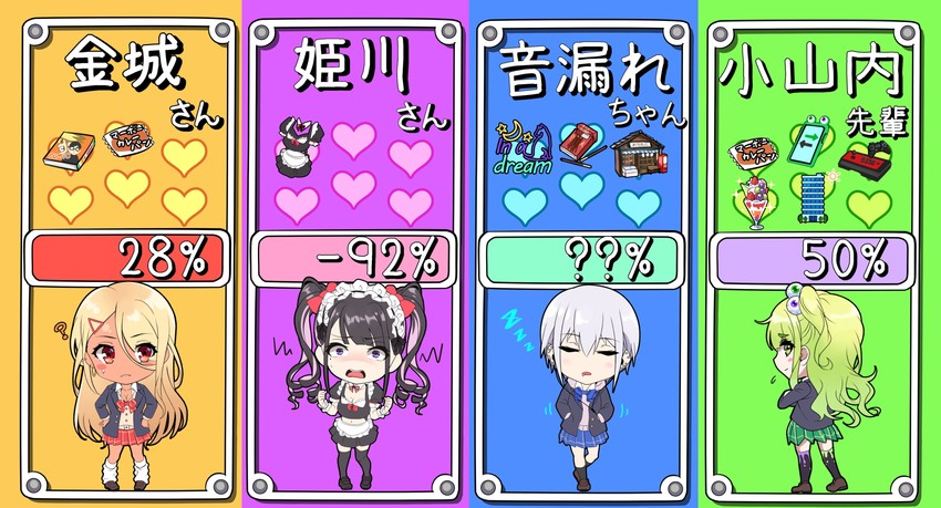 osanai, kinjyou, otomore, and himekawa (original and 2 more) drawn by shashaki