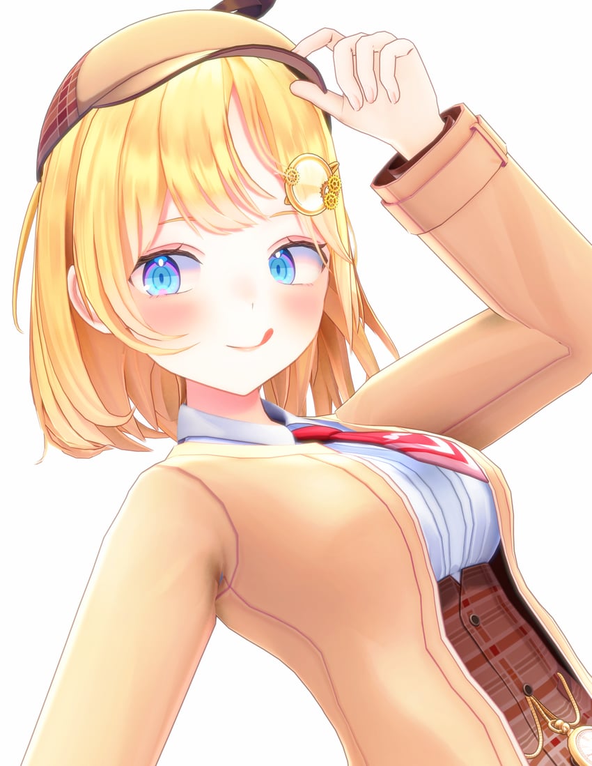 watson amelia (hololive and 1 more) drawn by itynited0616