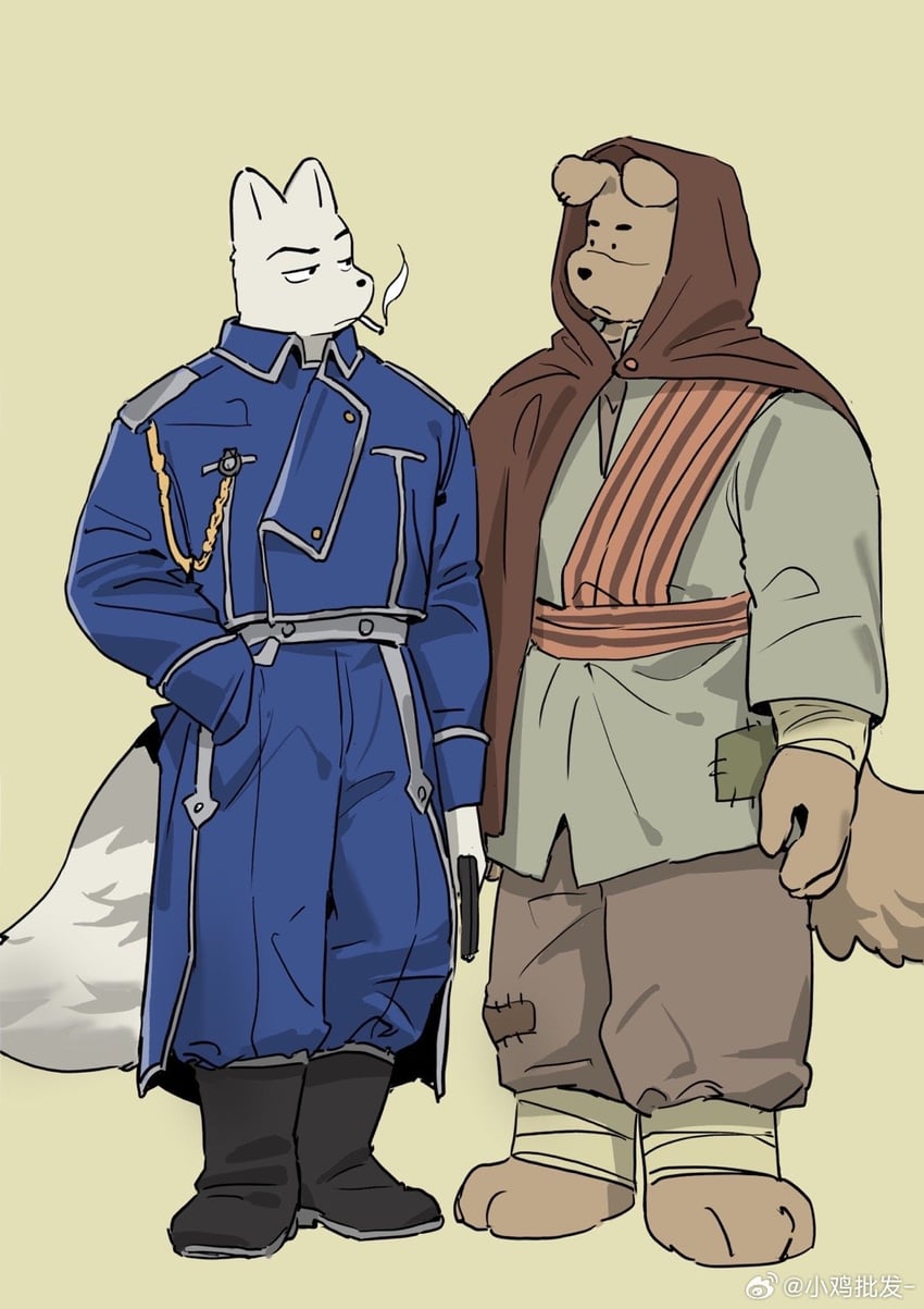 fullmetal alchemist and 1 more drawn by xiao_ji_pi_fa