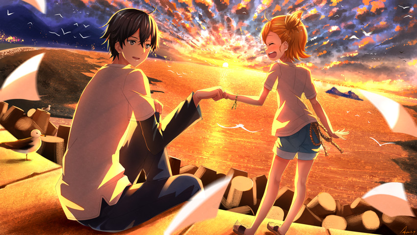kotoishi naru and handa seishuu (barakamon) drawn by swordsouls