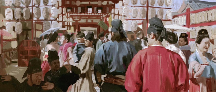zhang xiaojing and yao runeng (chang'an shier shichen) drawn by shiiirooo