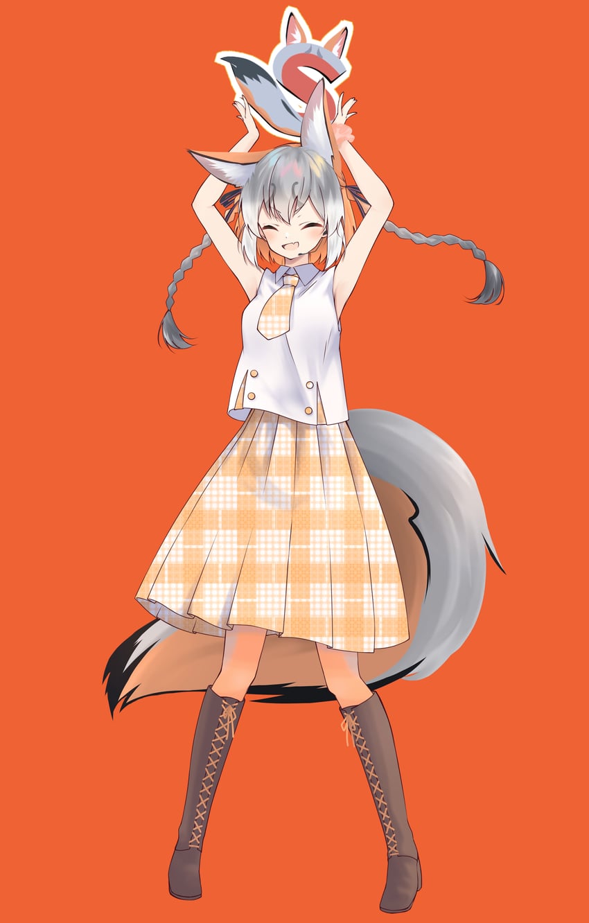 island fox (kemono friends and 1 more) drawn by rascala39