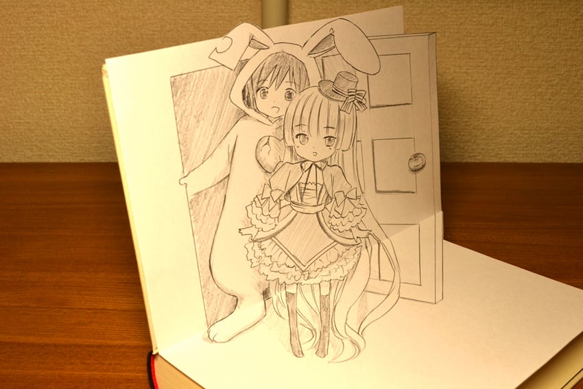 victorica de blois and kujou kazuya (gosick) drawn by amano_sakuya