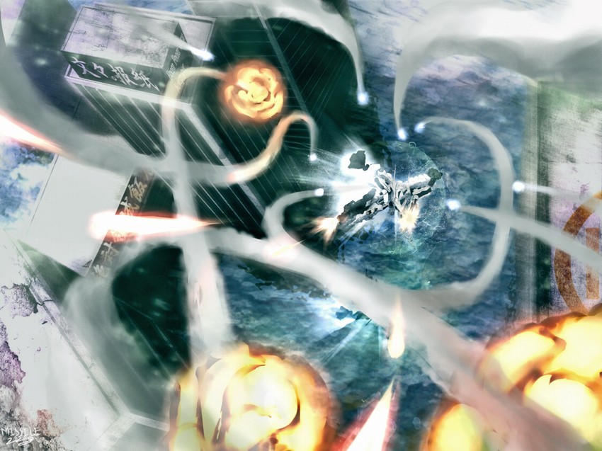 white glint (armored core and 1 more) drawn by missile228