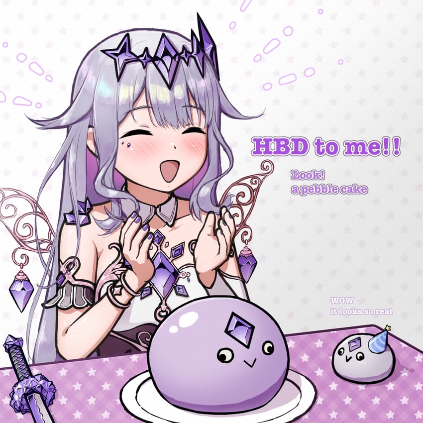 koseki bijou and pebble (hololive and 1 more) drawn by sanwanton