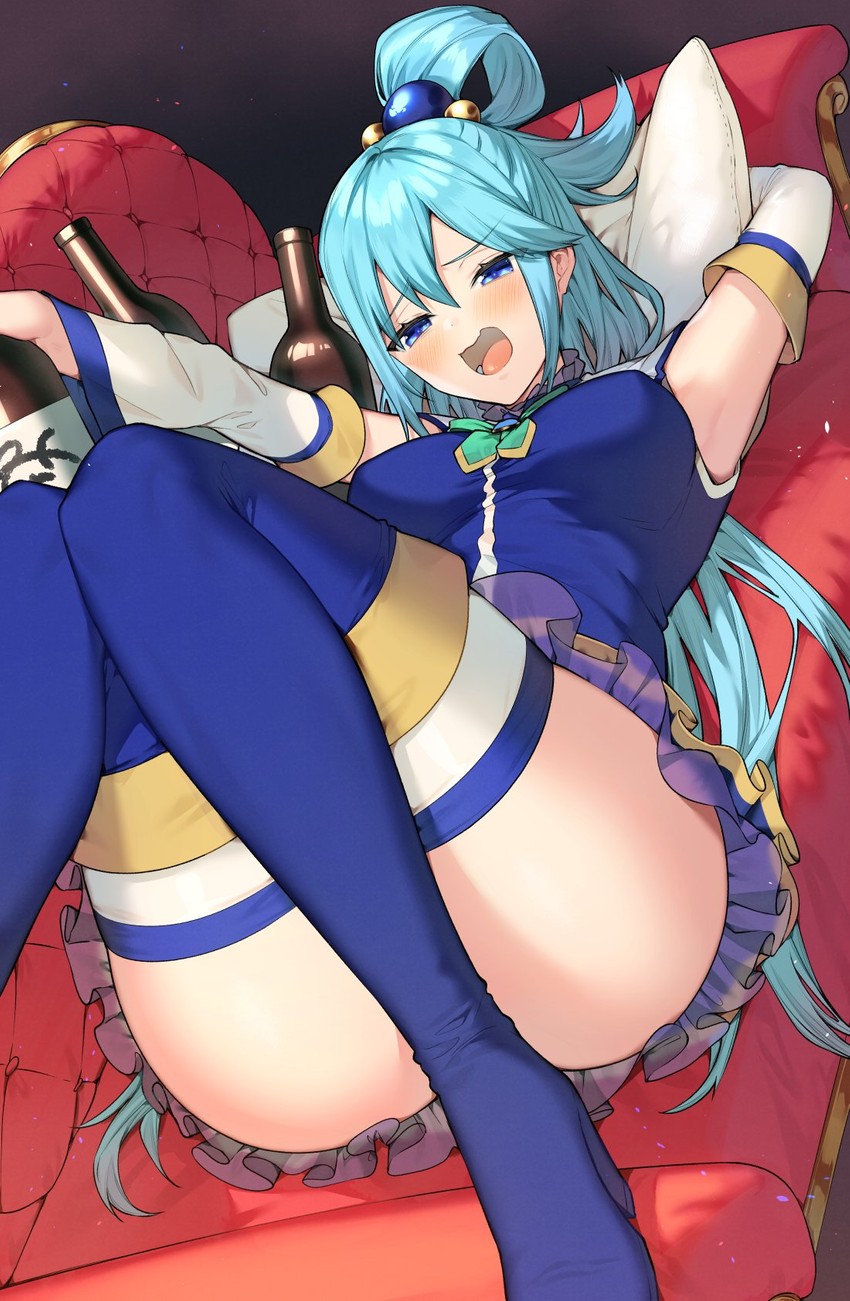 aqua (kono subarashii sekai ni shukufuku wo!) drawn by itohana