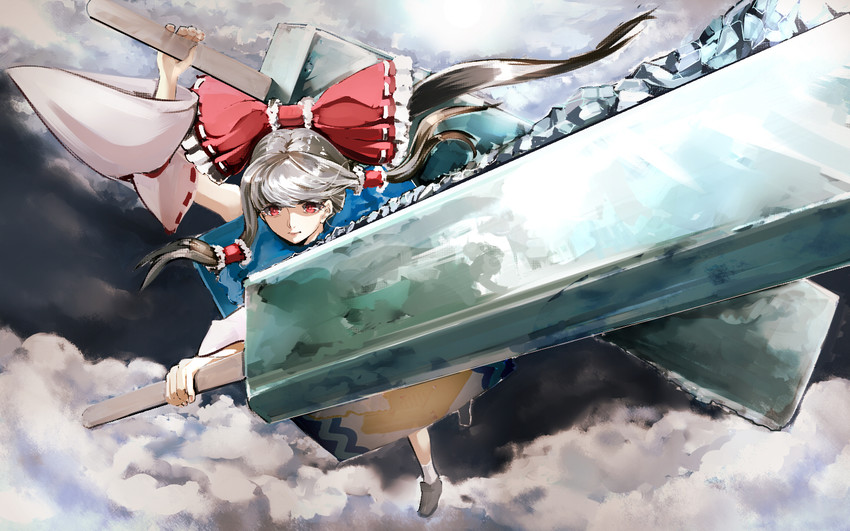 hakurei reimu and rurima (touhou and 1 more) drawn by pianika