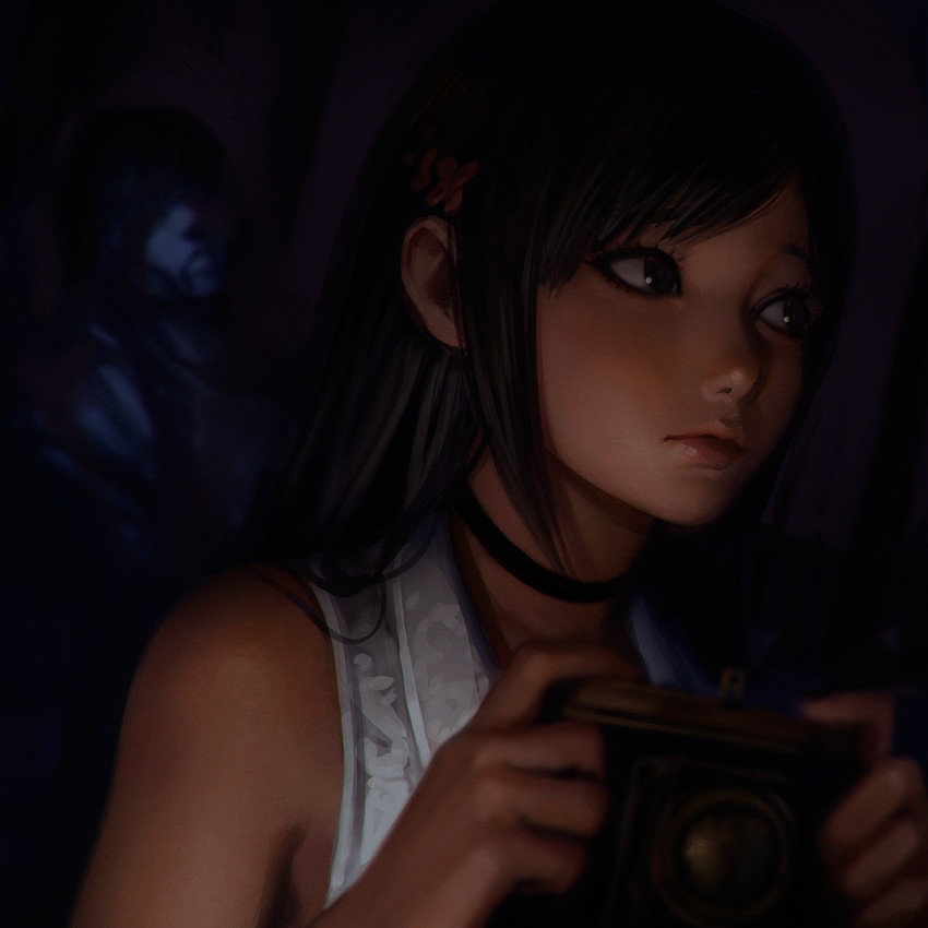 hinasaki miu (fatal frame and 1 more) drawn by ilya_kuvshinov