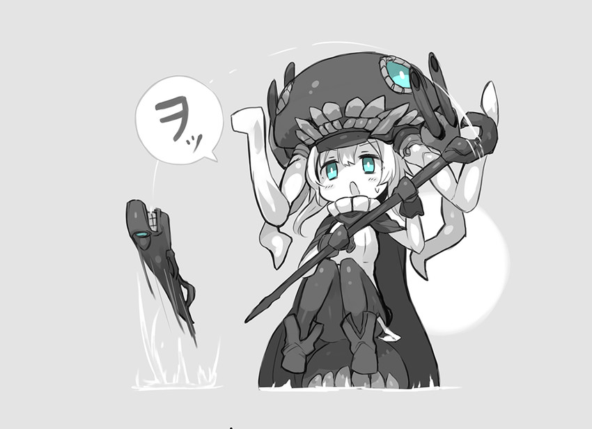 wo-class aircraft carrier and i-class destroyer (kantai collection) drawn by ganesagi