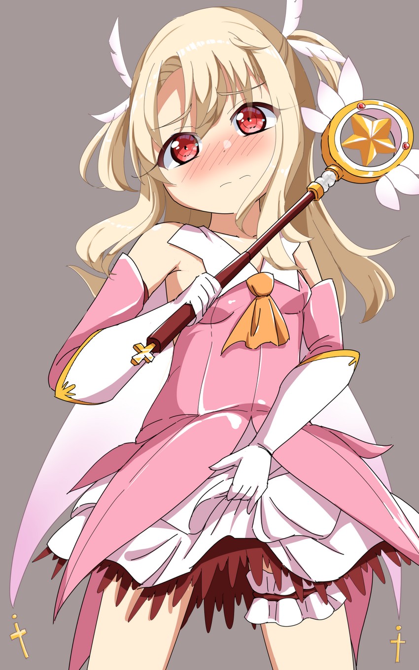 illyasviel von einzbern, prisma illya, and magical ruby (fate and 1 more) drawn by kuu_nekoneko