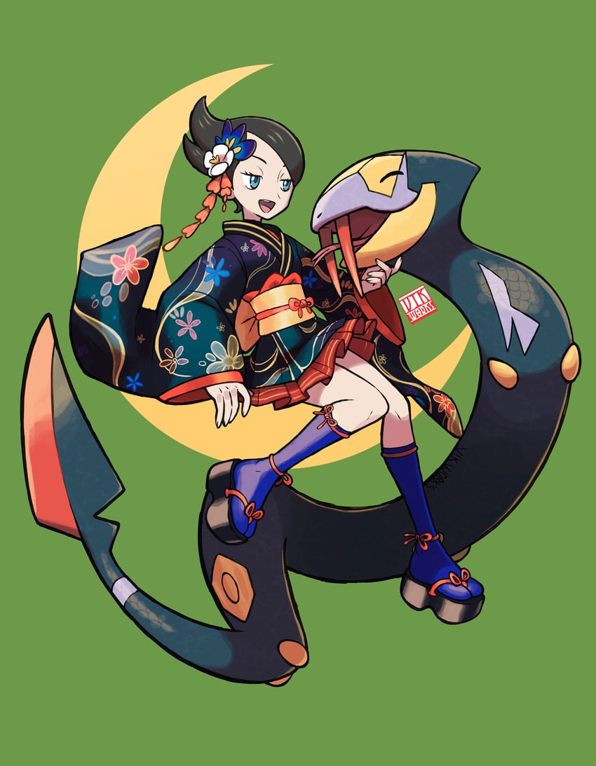 seviper and marley (pokemon and 1 more) drawn by vikthor01