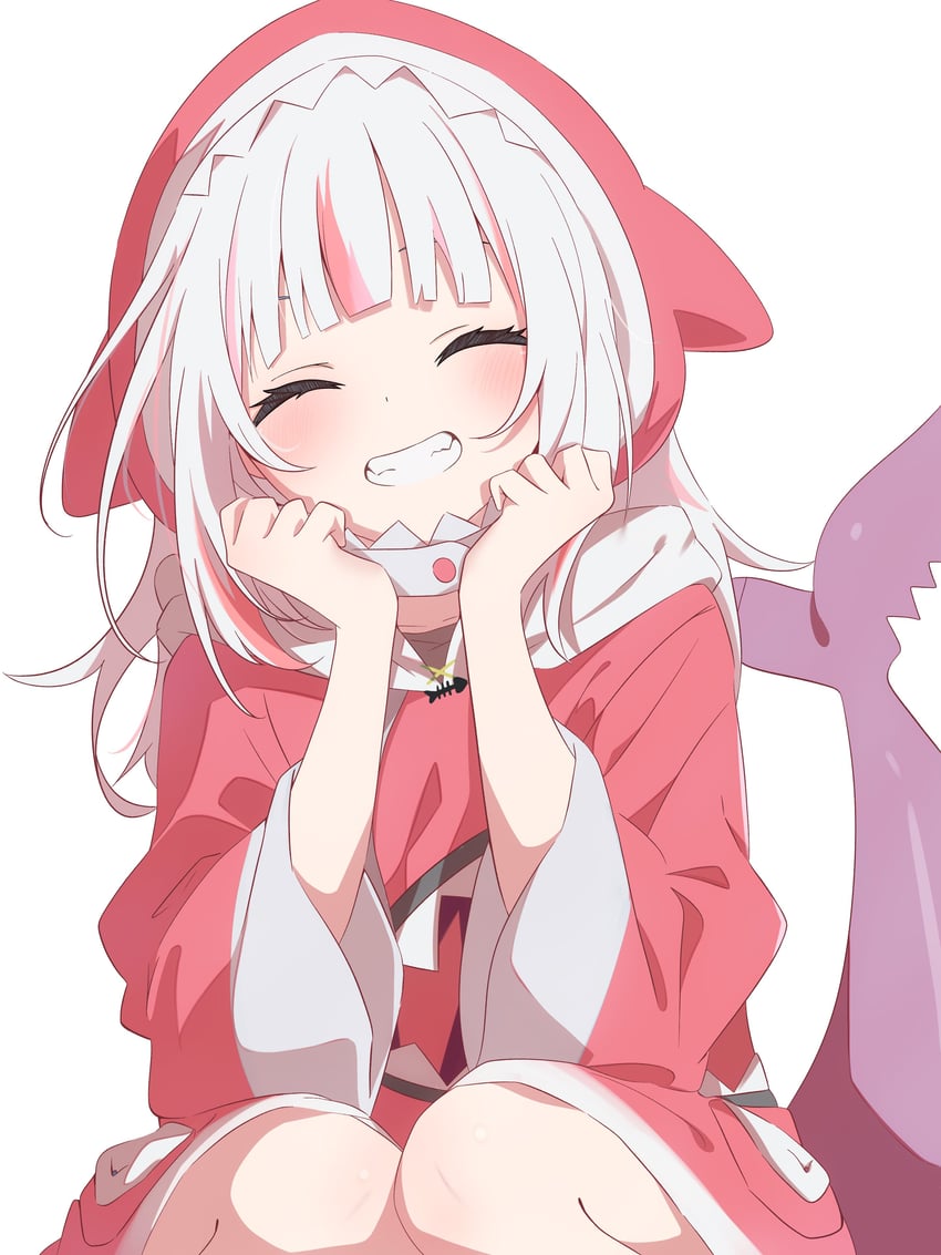 gawr gura (hololive and 2 more) drawn by ryu160303