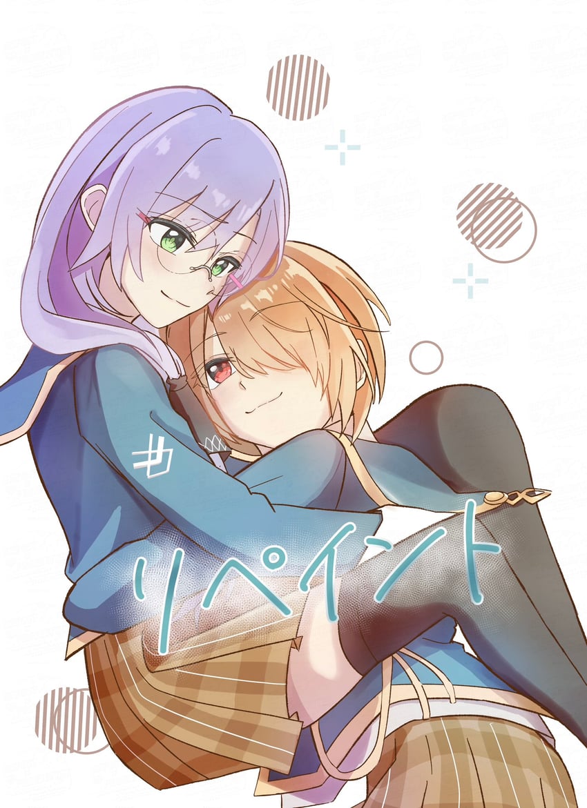 kayamori ruka and izumi yuki (heaven burns red) drawn by aoi11_luyu