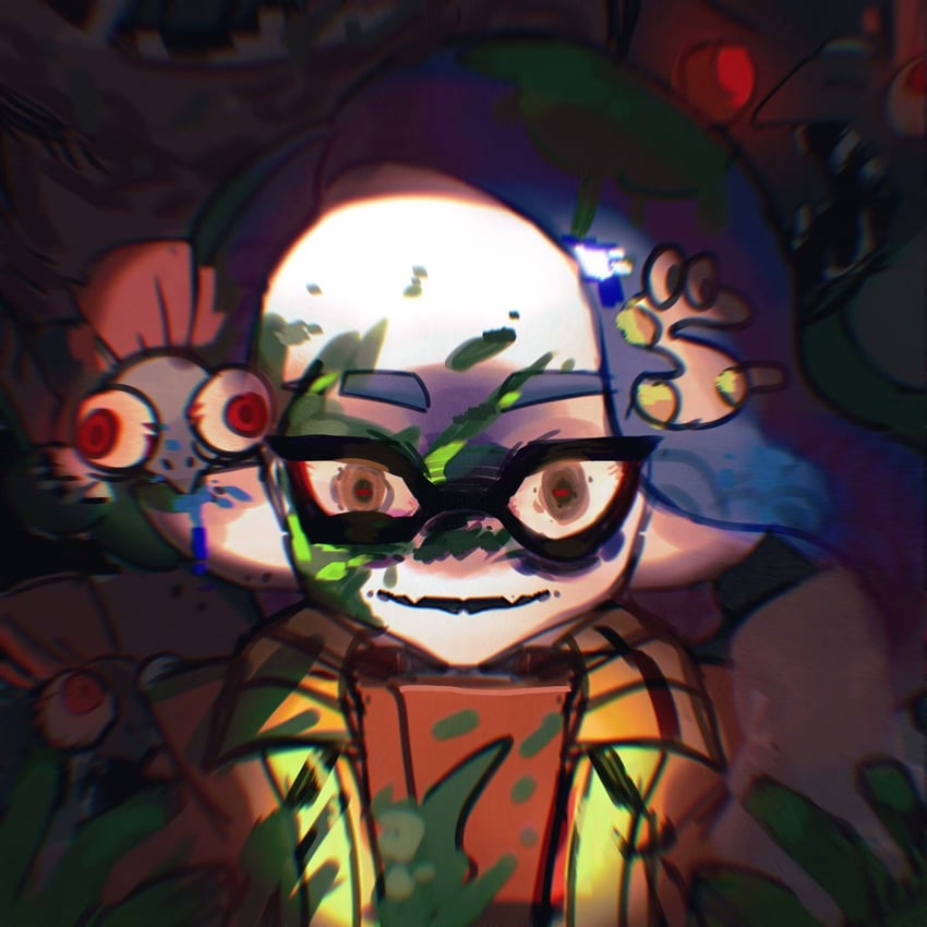 inkling player character, inkling boy, and smallfry (splatoon) drawn by gao_tongren_wanjiebufu