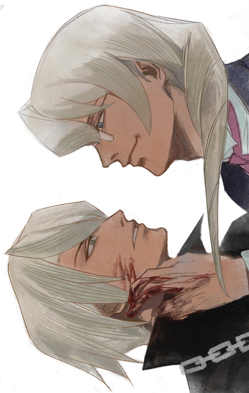 klavier gavin and kristoph gavin (ace attorney and 1 more) drawn by sio2_(whynotkarma)
