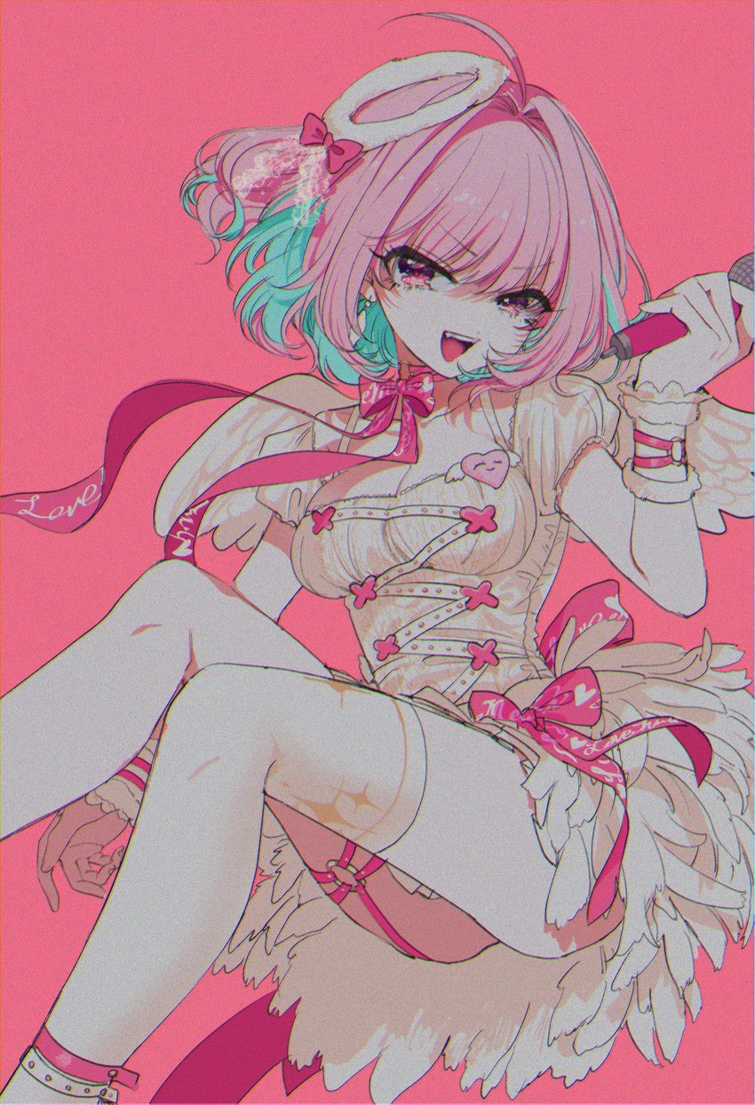 yumemi riamu (idolmaster and 1 more) drawn by murasaki_pomeranian