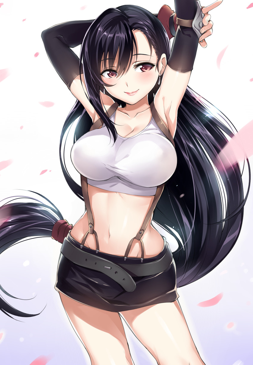 tifa lockhart (final fantasy and 1 more) drawn by senri_gan