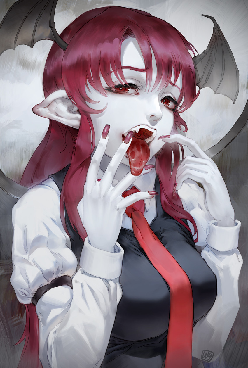 koakuma (touhou) drawn by wy_lee_(pixelnoodle)