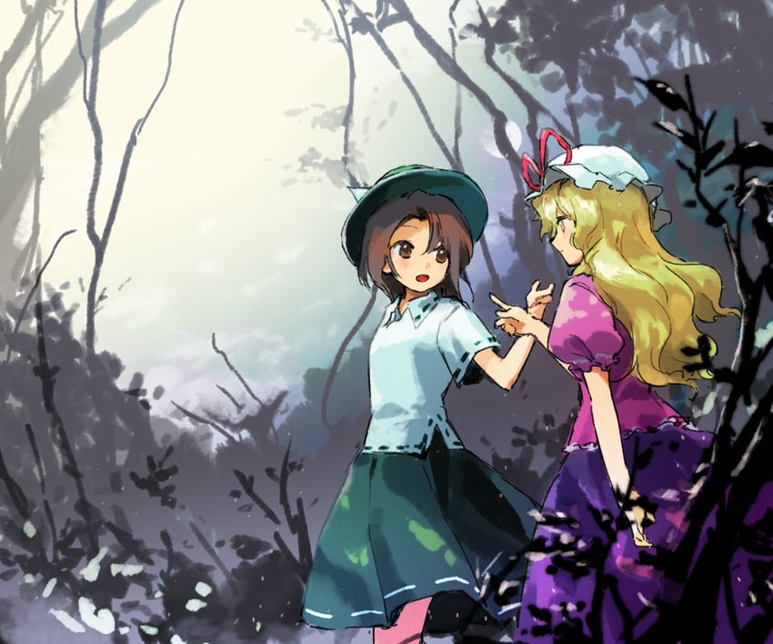 usami renko and maribel hearn (touhou and 1 more) drawn by kaigen_1025