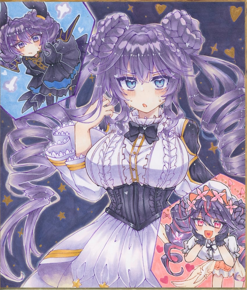 selettrice vaalmonica, dimonno vaalmonica, and angello vaalmonica (yu-gi-oh!) drawn by ichinose_haruka
