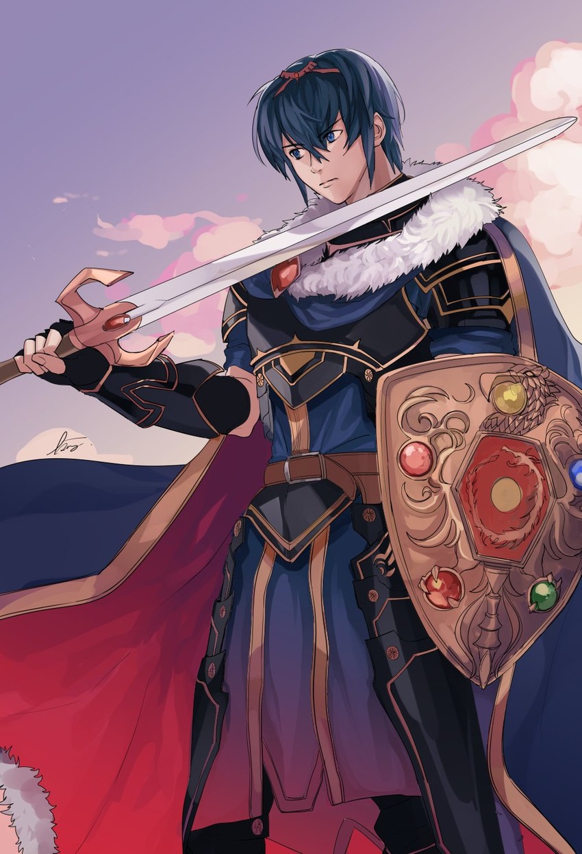 marth (fire emblem and 5 more) drawn by kazuha_(kazuha1003)