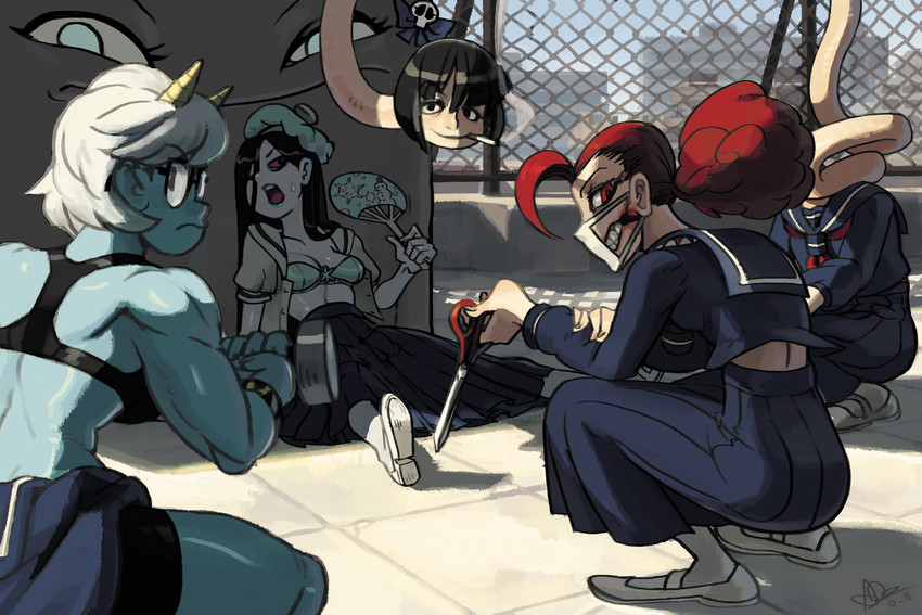 kuchisake-onna (original) drawn by alex_ahad