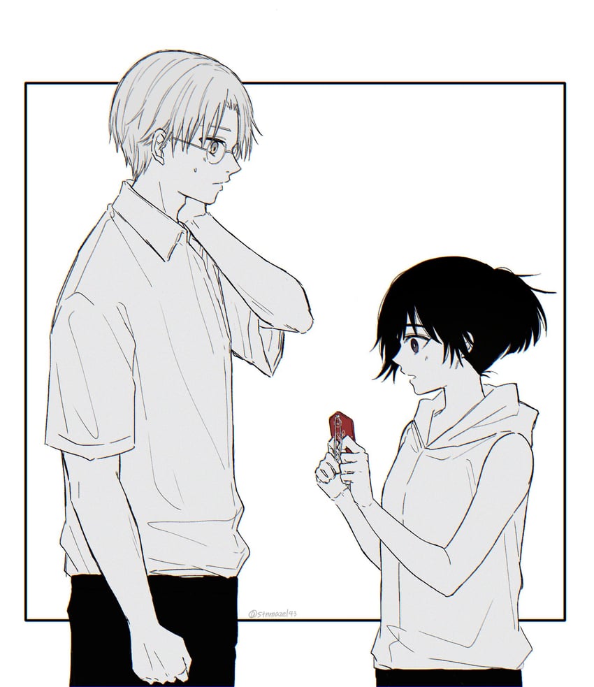 higashi azuma and otta ely (choujin x) drawn by rokuen_skd