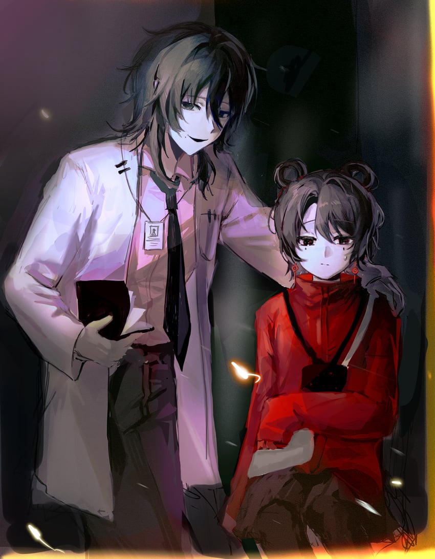 li yuting and mo chengwei (touqi guaitan) drawn by yu_(ailinishangdaoliao)