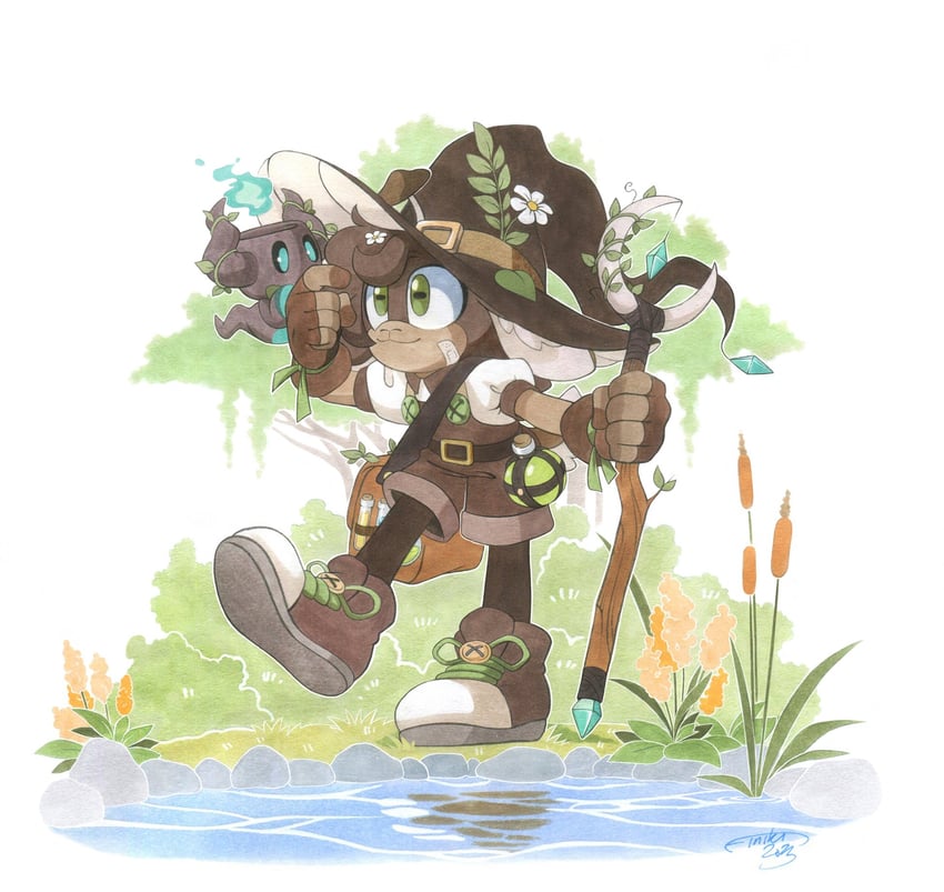 flask the goat (original and 1 more) drawn by finik