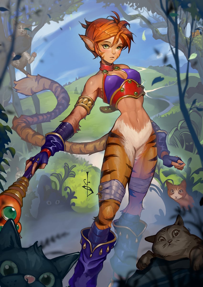 katt (breath of fire and 1 more) drawn by fumezu1