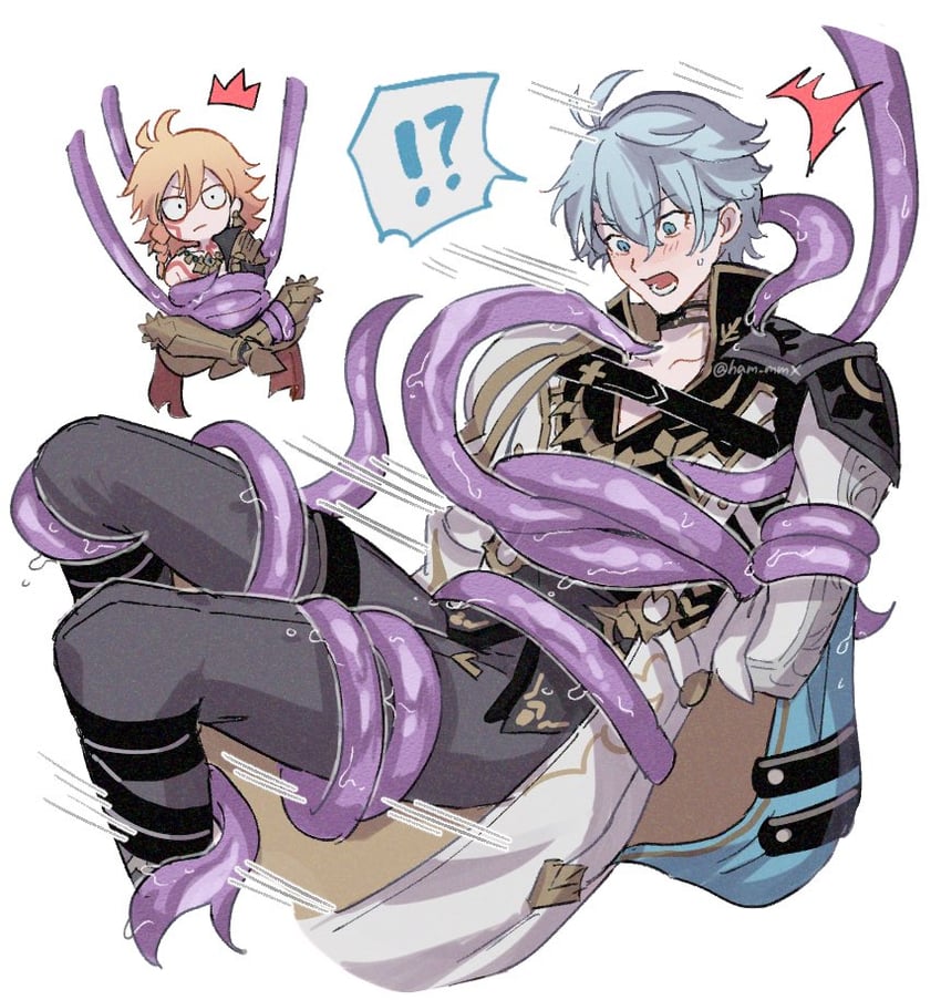 phainon and mydei (honkai and 1 more) drawn by ham_mmx